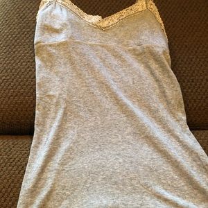 Gray hollister tank top